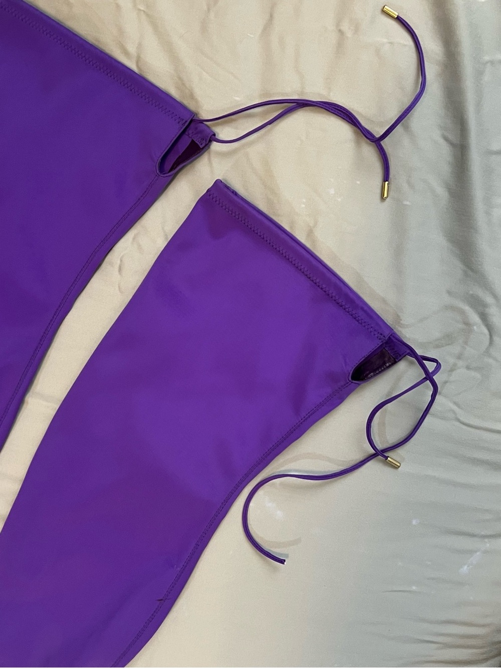 Purple Over-the-Knee Stiletto Boots - Picture 3 of 6